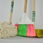 broom, ragpicker, mop
